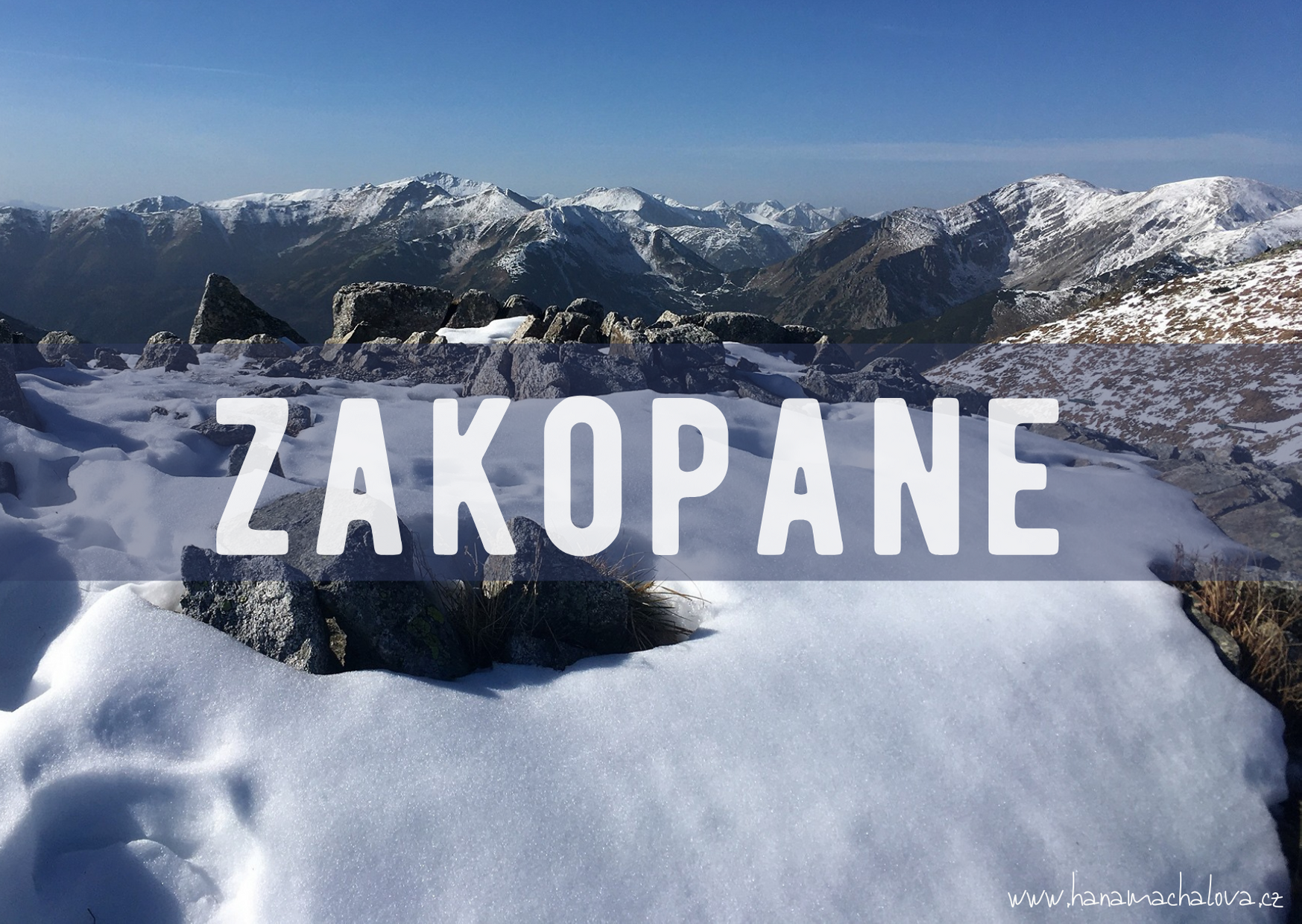 Tatry a Zakopane hlavní zimní město Polska